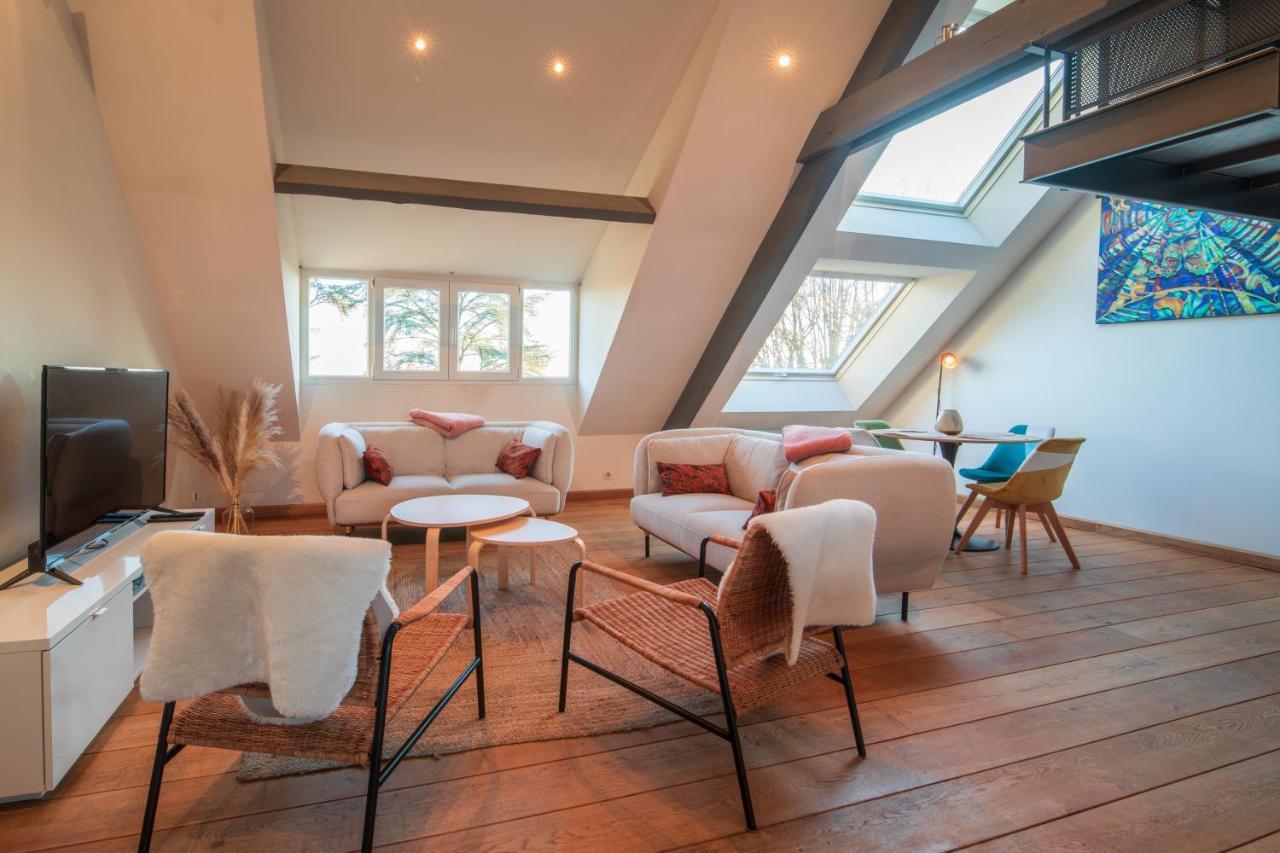 Апартаменты Loft Les Deux Cedres Avec Vue Panoramique Шарлевиль-Мезьер Экстерьер фото